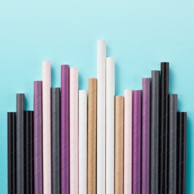 Papier Trinkhalm 6000 Stück (30 x 200)