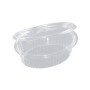 Schale m. Scharnier- deckel oval 1000ml 300 Stück (6 x 50)