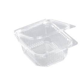 Rechteckschale mit Scharnierdeckel 600 Stück (6 x 100)