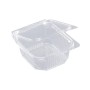 Rechteckschale mit Scharnierdeckel 600 Stück (6 x 100)