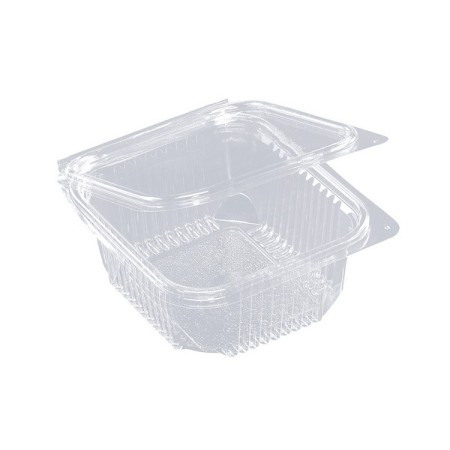 Rechteckschale mit Scharnierdeckel 600 Stück (6 x 100)