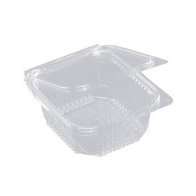 Rechteckschale mit Scharnierdeckel 400 Stück (4 x 100)
