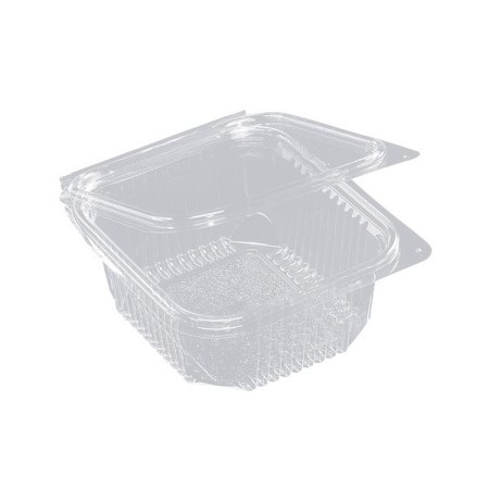 Rechteckschale mit Scharnierdeckel 400 Stück (4 x 100)