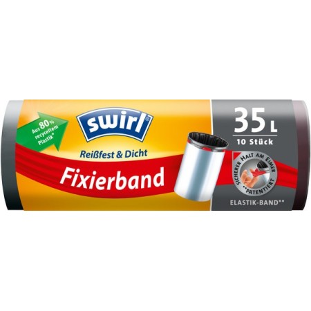 Einlagebeutel 35lt mit elastischem Zugband 8 Rollen