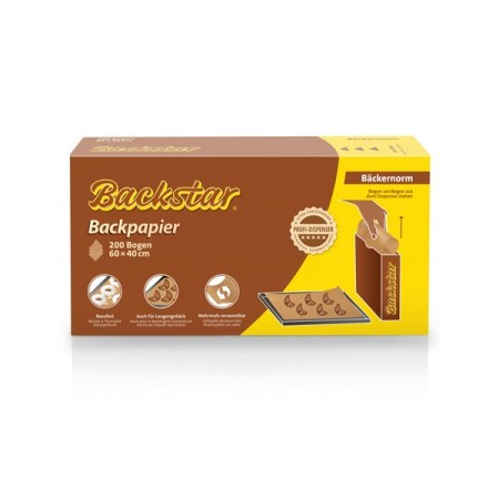Backstar Backpapier 200 Bogen