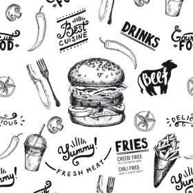 Burgerpapier 2000 Stück (4 x 500) Burgerpapier 2000 Stück (4 x 500)