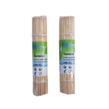 Lunica Bambusspiess 3000 Stück (15 x 200)