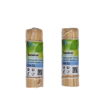 Lunica Bambusspiess 3000 Stück (12 x 250)