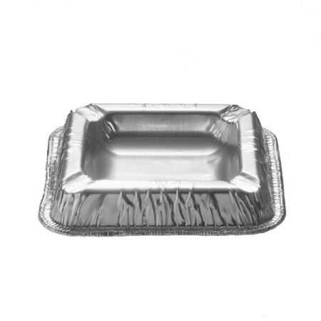 Aschenbecher Alu 4-eckig 100 Stück