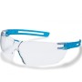 Uvex Schutzbrille x-fit blau/translucent Scheibe farblos EN 166/EN170 UV-400 5 Stück