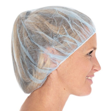 Rundhaube PP-Vlies 1000 Stück (10 x 100)