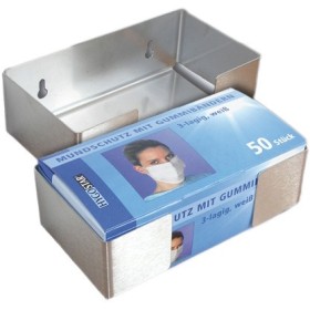 Spenderhalter für Mundschutz Edelstahl 1 Stück