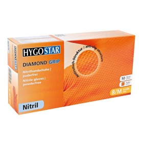 HYGOSTAR Diamond Grip Handschuhe 50 Stück