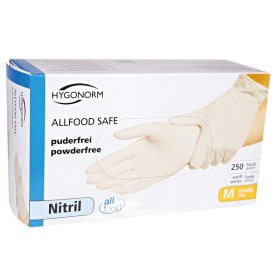 Handschuhe Nitril XL Allfood Safe weiss puderfrei 24 cm 250 Stück