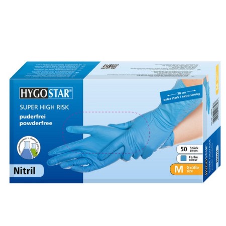 HYGOSTAR SUPER HIGH RISK Handschuhe 500 Stück (10 x 50)