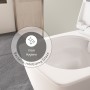 VitrA Aquacare Metropole WC-Set mit Bidetfunktion, spülrandlos, inkl. Sitz