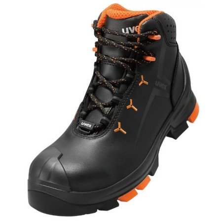 Uvex Sicherheitsstiefel uvex 2 S3 schwarz/orange 1 Paar
