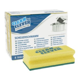 CLEAN and CLEVER Scheuerschwamm PRO 60 6 Stück CLEAN and CLEVER Scheuerschwamm PRO 60 6 Stück