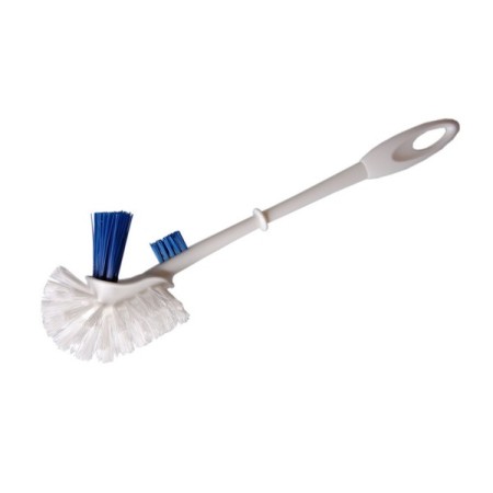 WC-Besen mit Doppelrandreiniger 1 Stück