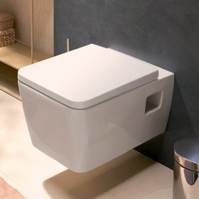 hansgrohe EluPura Original Q Wand WC Set 540 AquaChannel Flush SmartClean mit WC-Sitz mit SoftClose und QuickRelease