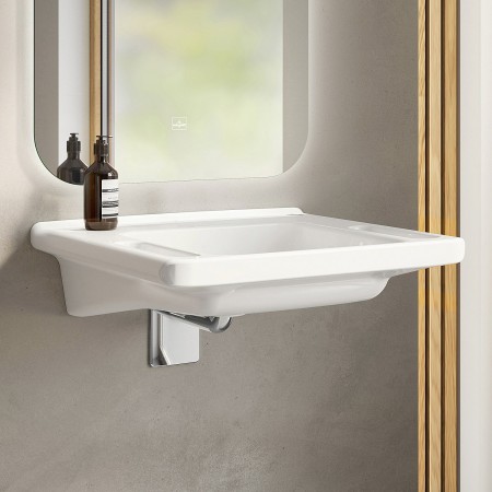 Villeroy & Boch ViCare Waschbecken ViCare 60 x 55 cm ohne Überlauf