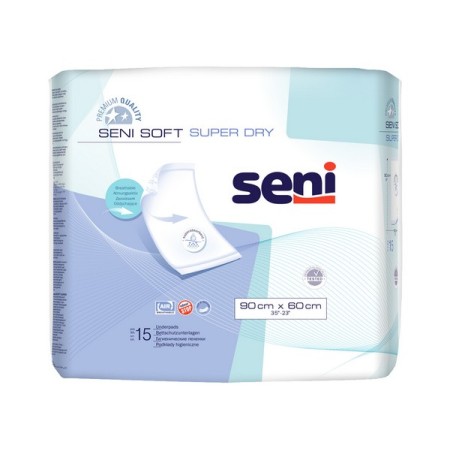 Seni Soft Superdry Krankenunterlagen 60 Stück (4 x 15)