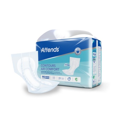 ATTENDS Contours Air Comfort Hygiene-Einlagen 84 Stück (4 x 21)