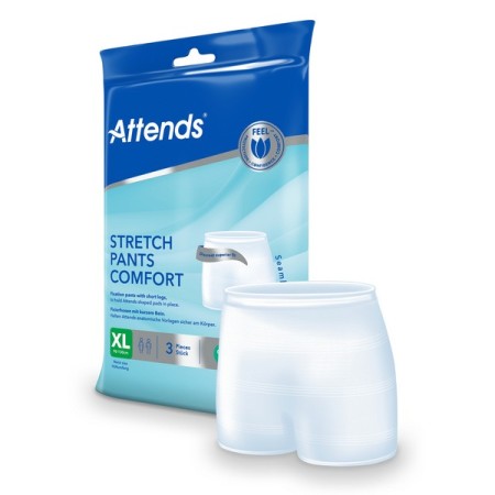 ATTENDS Stretch Pants Comfort mit Beinansatz 3 Stück