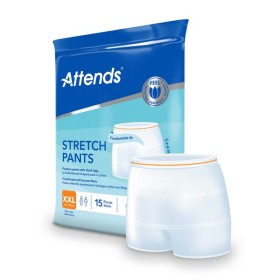 ATTENDS Stretch Pants Fixierhose mit Beinansatz 15 Stück