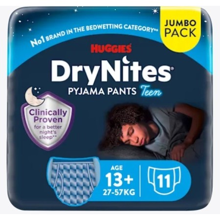 Huggies DryNites Pyjama Windeln für Jungs 33 Stück (3 x 11)