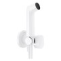 hansgrohe Bidette Handbrause 1jet S EcoSmart+ mit Brausehalter und Brauseschlauch 125 cm