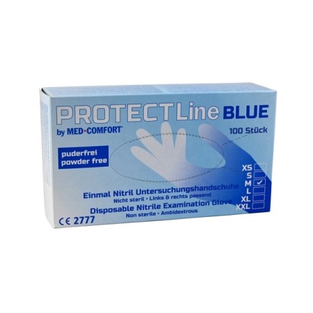 PROTECT Line Blue Einweghandschuhe 100 Stück