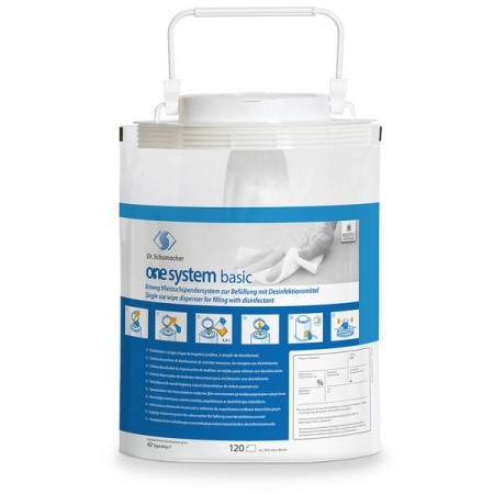 Dr. Schumacher One system basic Flächendesinfektionstücher 4 Dosen