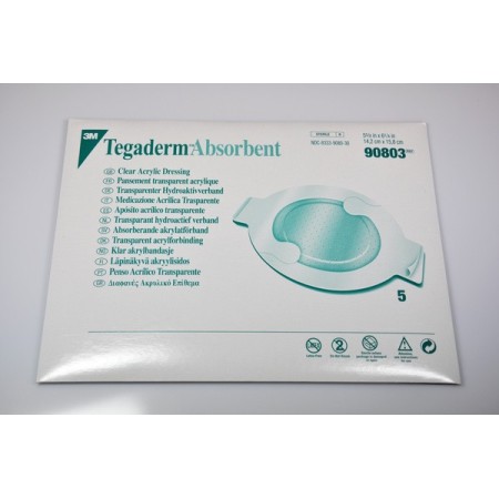 Tegaderm Absorbent oval, Acrylwundkissen 10 Stück