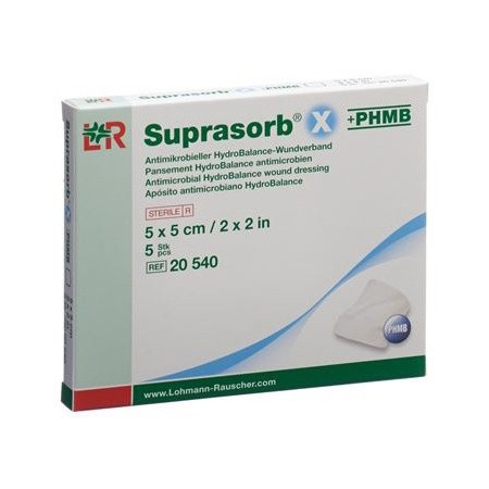Suprasorb X+PHMB 5 Stück