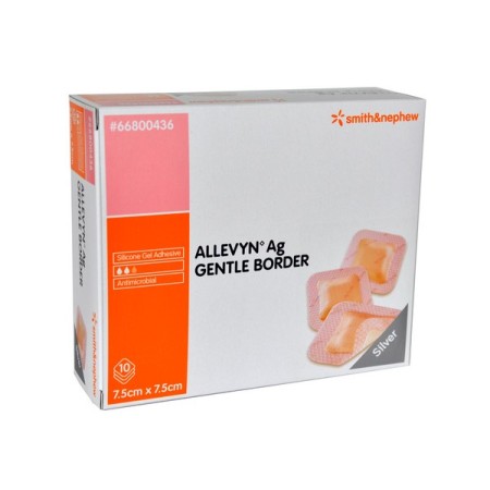 Allevyn Ag Gentle Border Wundverband 10 Stück