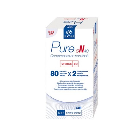 Vlieskompressen 160 Stück (80 x 2)