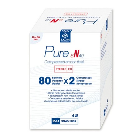 Vlieskompressen 160 Stück (80 x 2)