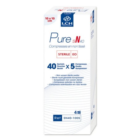 LCH Vlieskompressen 200 Stück (40 x 5)