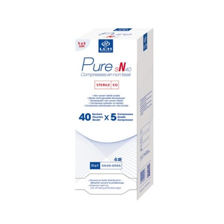 Vliesskompressen 200 Stück (40 x 5)