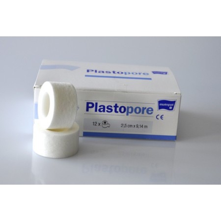 Plastopore Vliesheftpflaster Hypoallergen 12 Stück