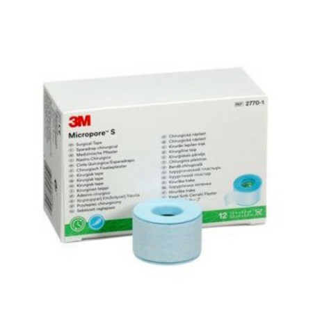 Micropore S Silikonrollenpflster 12 Rollen