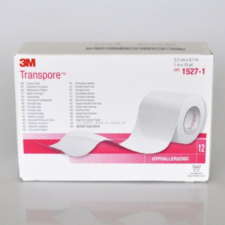 Transpore Fixier- pflaster Kunststoff 1527-1 12 Stück
