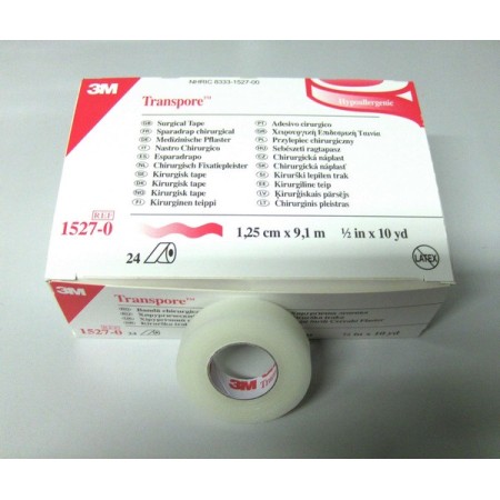 Transpore Fixier- pflaster Kunststoff 24 Stück