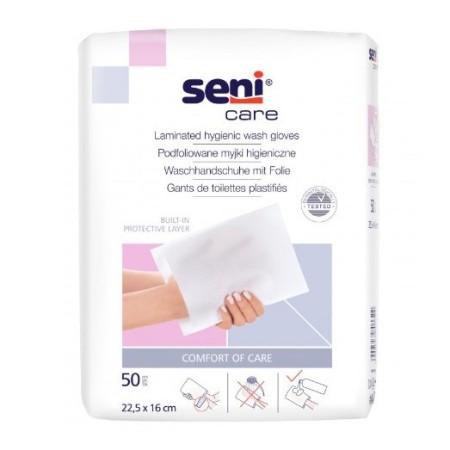 Seni Care Waschhandschuhe 900 Stück (18 x 50)