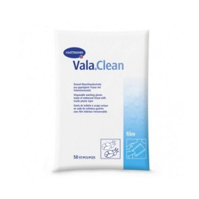 Valaclean film Waschhandschuhe 50 Stück Valaclean film Waschhandschuhe 50 Stück