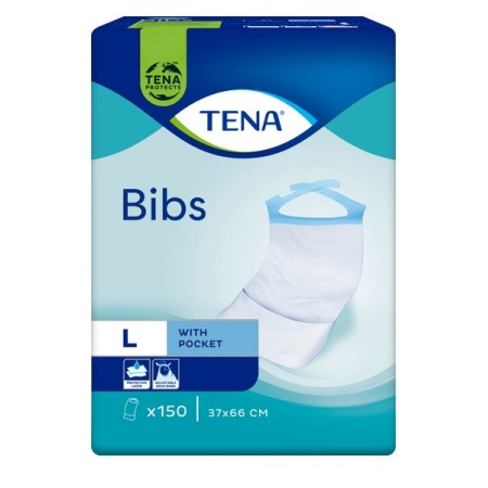 TENA Bib L Schutzserviette 900 Stück (6 x 150)