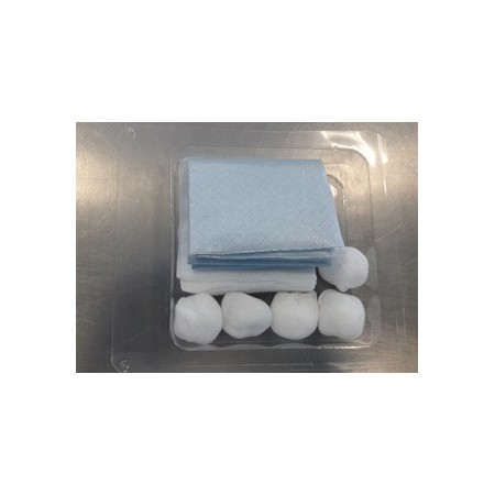 Katheter Set mit 5 Mull- Kompressen 7,5x7,5cm 48 Stück