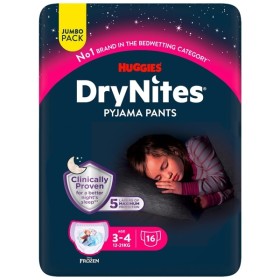 Huggies DryNites Pyjama Windeln für Mädchen 64 Stück (4 x 16) Huggies DryNites Pyjama Windeln für Mädchen 64 Stück (4 x 16)