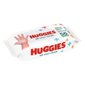 Huggies All Over Clean Feuchttücher 560 Stück (10 x 56) Huggies All Over Clean Feuchttücher 560 Stück (10 x 56)